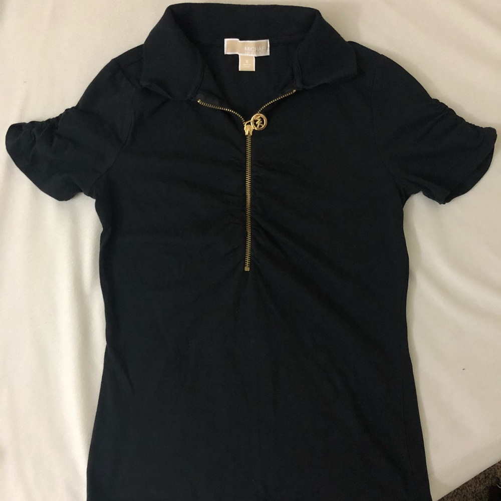 Michael kors zippered shirt